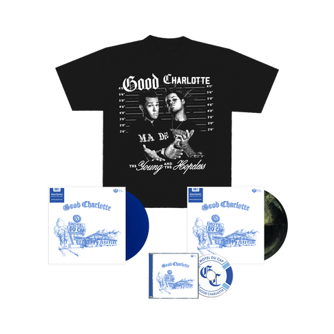 Old School Mugshot Tee & Album Bundle (Signed)